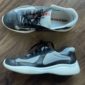Prada America’s Cup Sneakers in Black